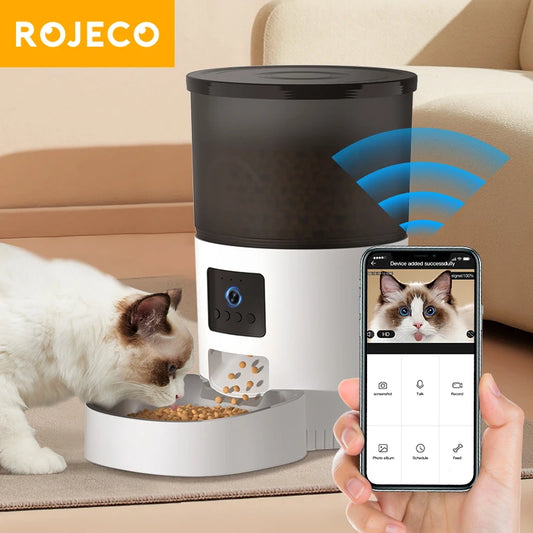 Automatic Cat Feeder With Camera Video