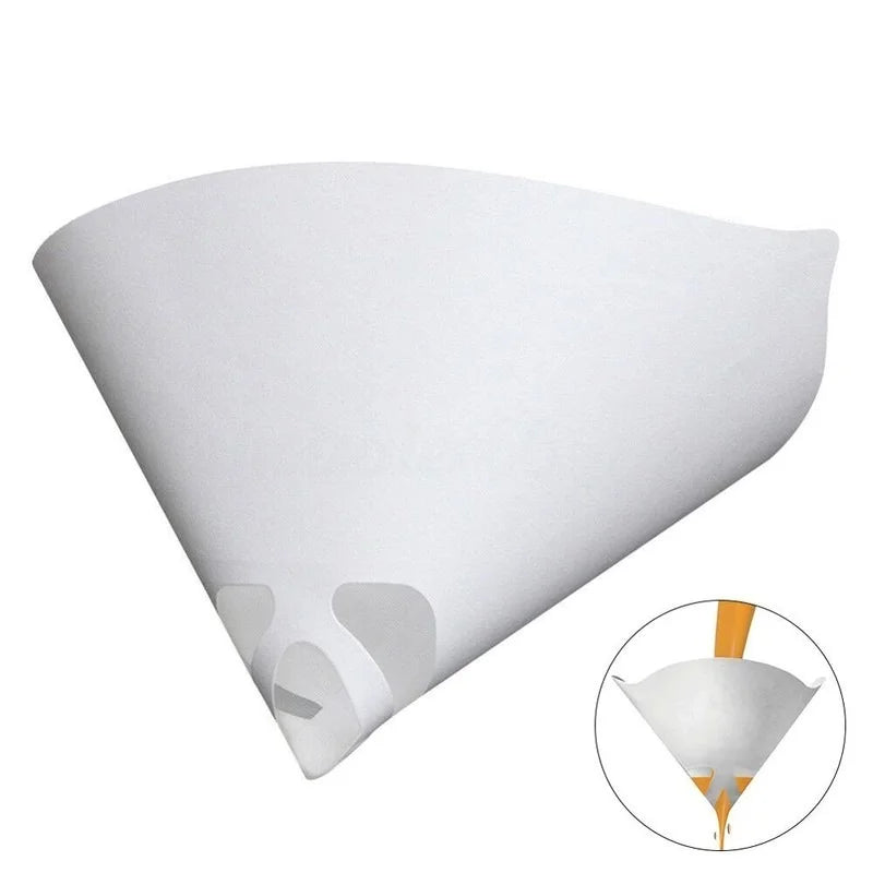 Car Paint Spray Mesh Paper Filter Purifying Straining Funnel Disposable Paint Filter Conical Nylon Micron Paper Funnels Tools